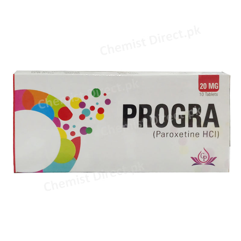 Progra 20mg Tablet Paroxetine HCl CP Pharma