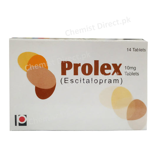 Prolex 10mg Tablet Escitalopram