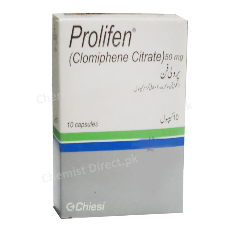 Prolifen Tablet 50mg Chiesi Pharmaceuticals Hormonal Products Clomiphene Citrate