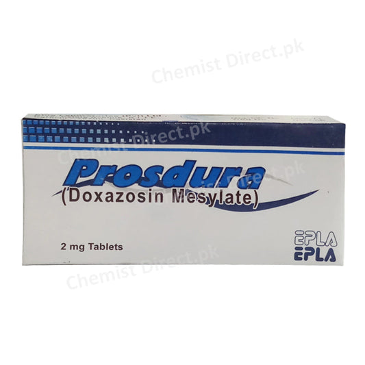 Prosdura 2mg Tablet Doxazosin Mesylate Epla Pharma