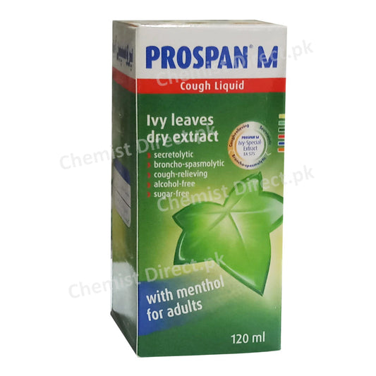 Prospan M Syrup 120ml Highnoon Laboratories Ivy Leaf Extract