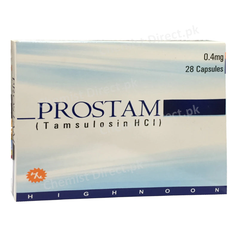 Prostam 0.4mg Capsule Highnoon Laboratories Benign Prostate Hypertrophy Tamsolusin