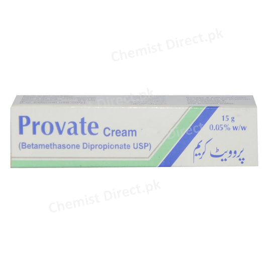 Provate Cream 15g Saffron Pharmaceuticals Pvt Ltd Corticosteroid Betamethasone Dipropionate