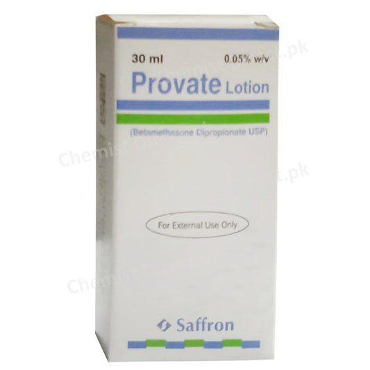 Provate lotion-30ml Saffron Pharmaceuticals Pvt Ltd Corticosteroid Betamethasone Dipropionate