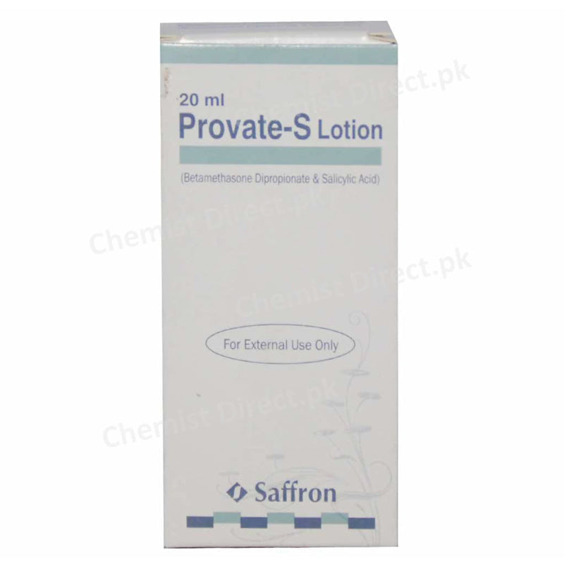 Provate S Lotion 20ml Saffron Pharmaceuticals Pvt Ltd Corticosteroids Anti Infective Salicylic Acid 3 Betamethasone 0.05