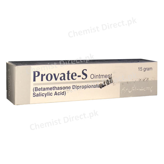 Provate-S Ointment 15gram Betamethasone Dipropionate&Salicylic acid