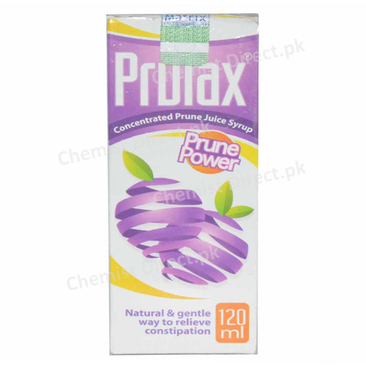 Prulax Syrup 120ml Matrix Pharma Pvt Ltd Constipation Treatment Conc  PruneJuice Syrup Prunusdomestica