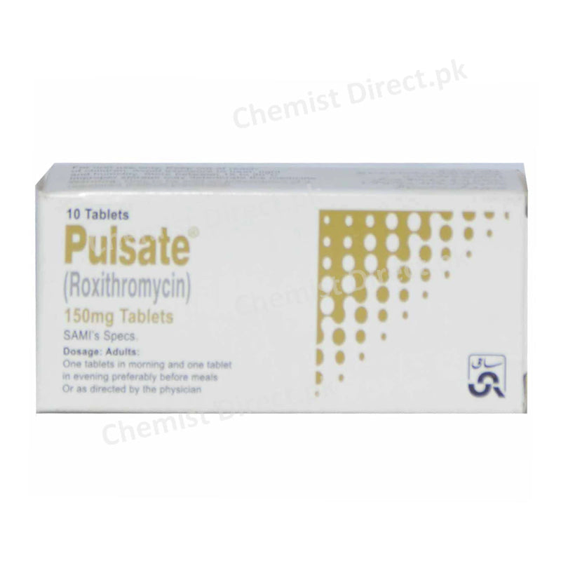 Pulsate 150mg Tablet Roxithromycin Sami Pharma Anti-bacterial