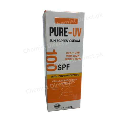 Pure Uv 100 Spf Sun Screen Cream Skin Care