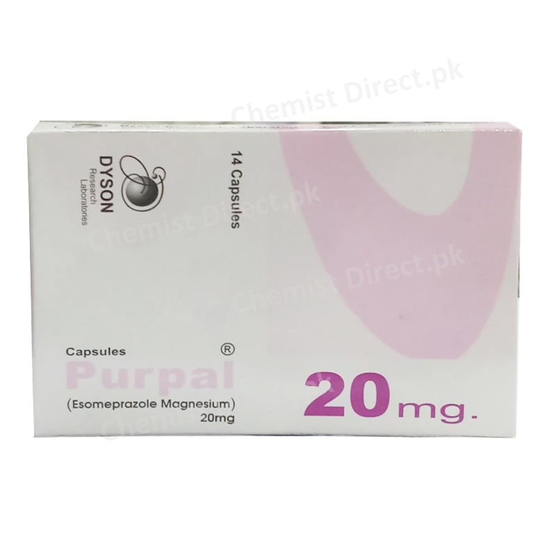 Purpal 20mg Capsule Esomeprazole Magnesium Dyson Research