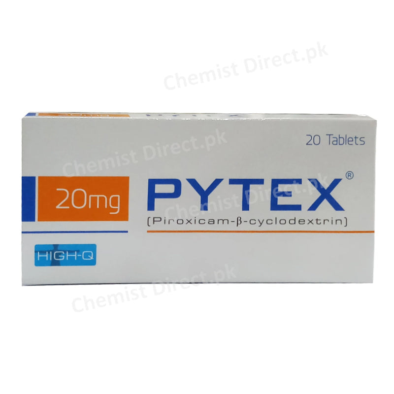 Pytex 20mg Tablet Piroxicam-B-cyclodextrin High-Q Pharma