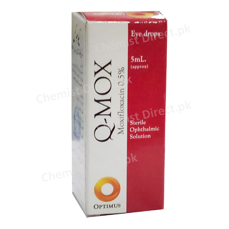 Q-MOX Eye Drop 5ml moxifloxacin 0.5% Optimus Pharma