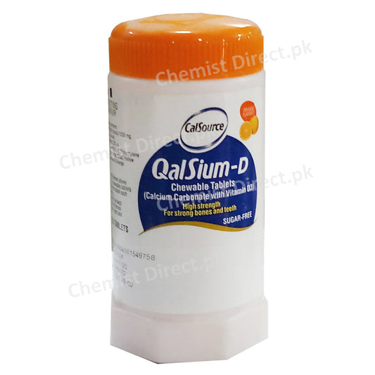 Qalsium D Orange Supliments Calcium Carbonate With vitamin D3