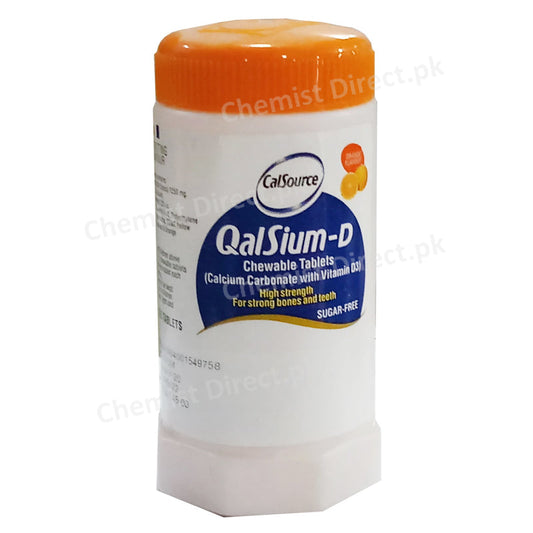 Qalsium D Orange Supliments Calcium Carbonate With vitamin D3