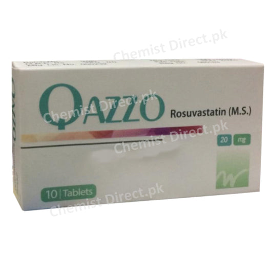 Qazzo Tablets 20mg WilShire Laboratories (Pvt) Ltd Rosuvastatin (M.S.)