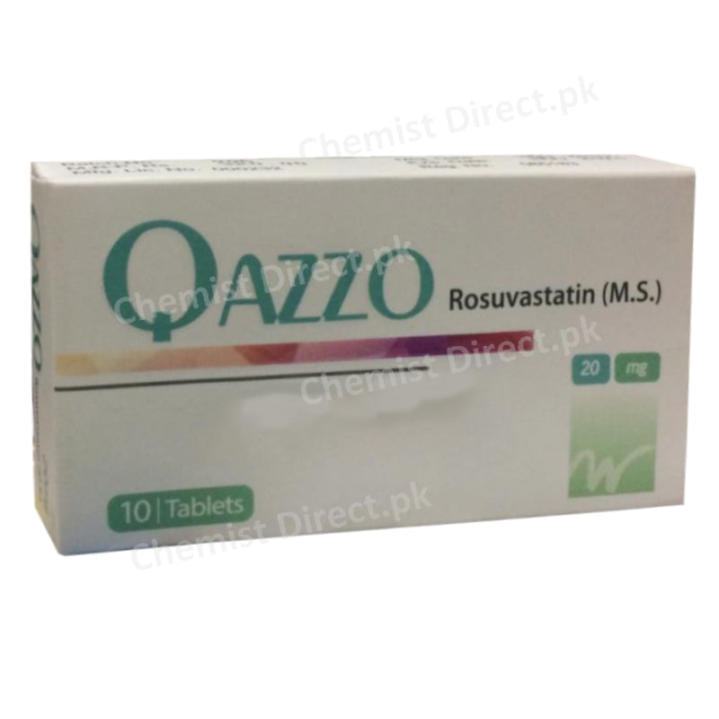 Qazzo Tablets 20mg WilShire Laboratories (Pvt) Ltd Rosuvastatin (M.S.)