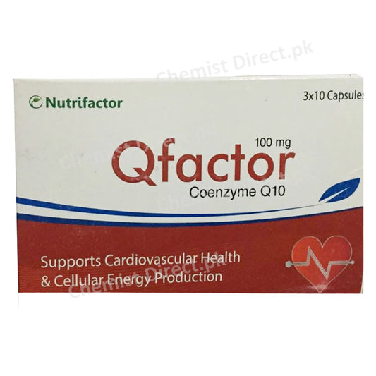 Qfactor Capsule 100mg Nutrifactor Coenzyme Q 10