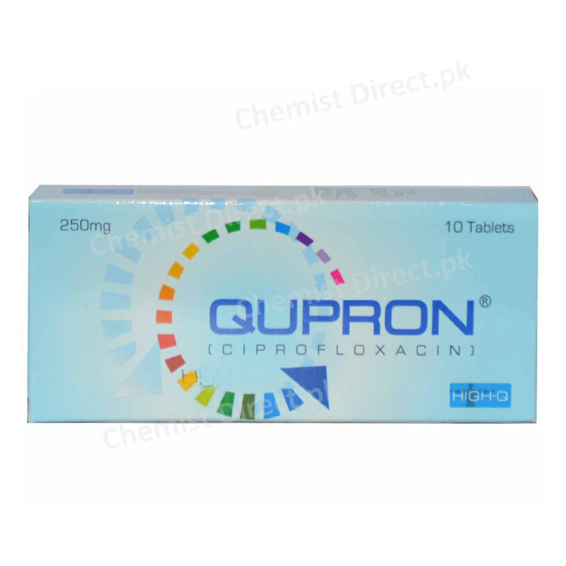 Qupron 500mg Tablet Ciprofloxacin Anti-bacterial High-Q Pharma