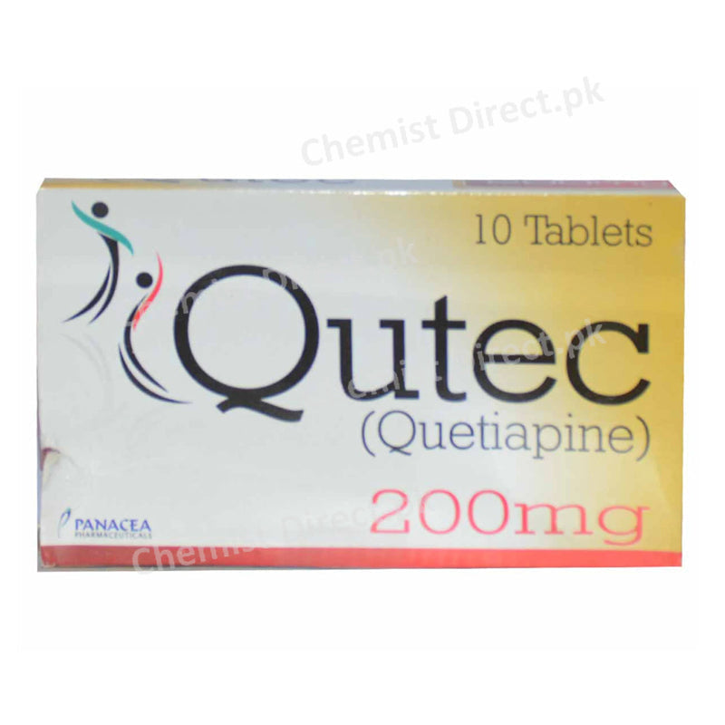 Qutec 200mg Tablet Panacea Pharma Quetiapine