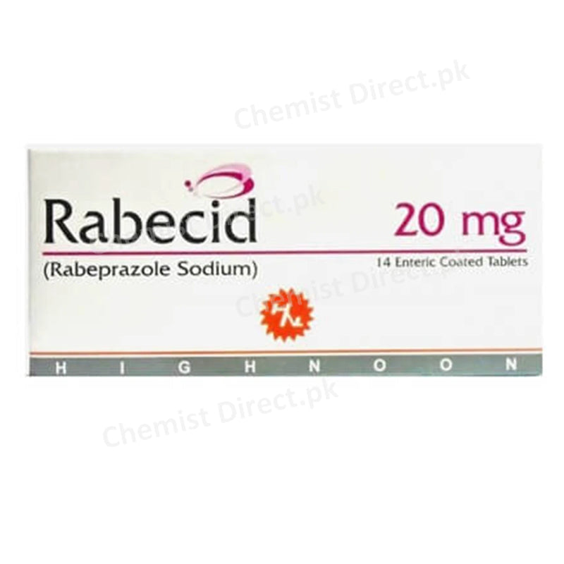 Rabecid 20mg Tablet Highnoon Laboratories Ltd Anti Ulcerant Rabeprazole Sodium