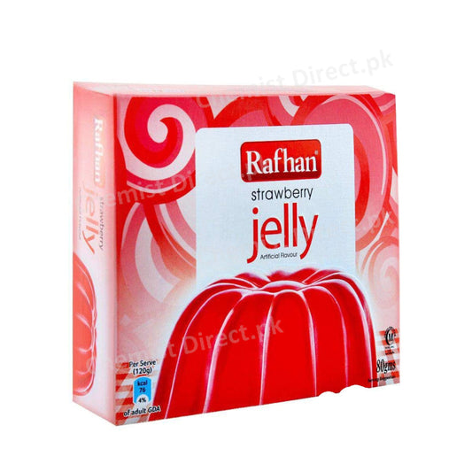 Rafhan Jelly Strawberry 80Gm Food
