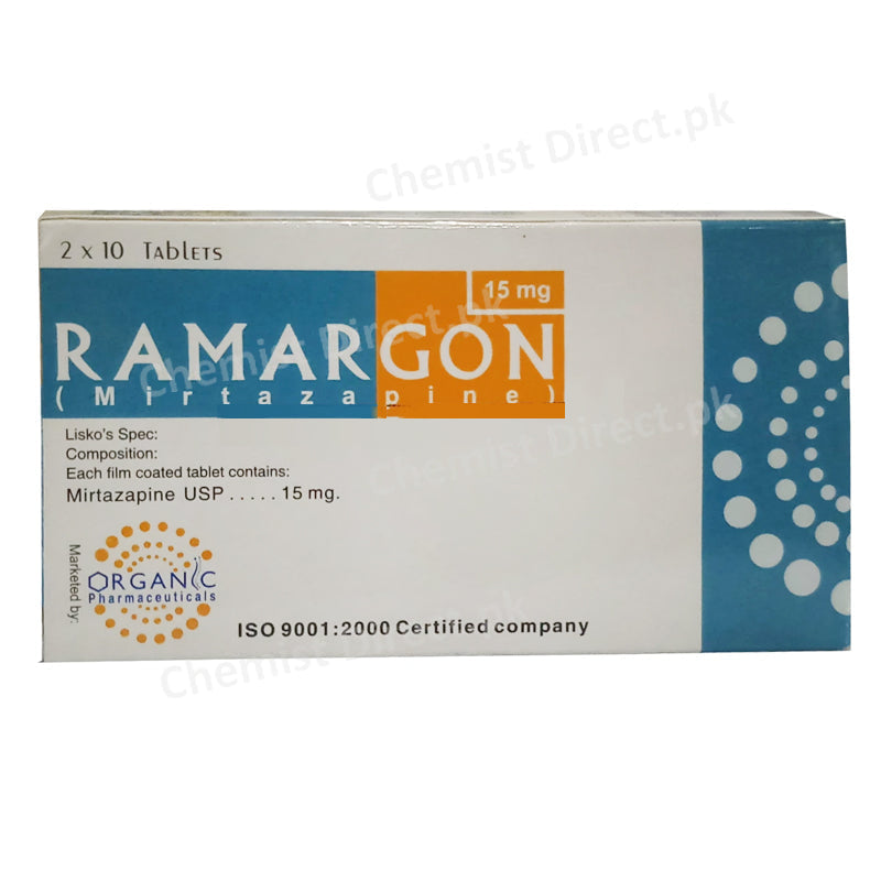 Ramargon 15mg Tablet mirtazapine