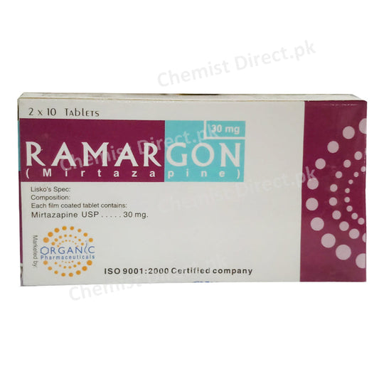     Ramargon 30mg Tablet Mirtazapine