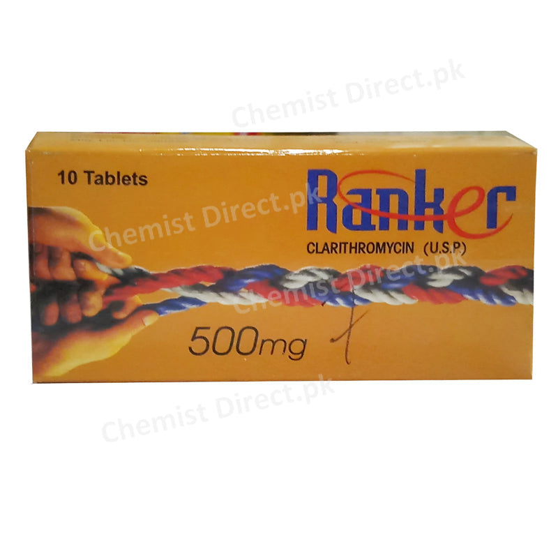 Ranker 500mg Tablet Wilshire Laboratories Pvt Ltd Macrolide Anti Bacterial Clarithromycin