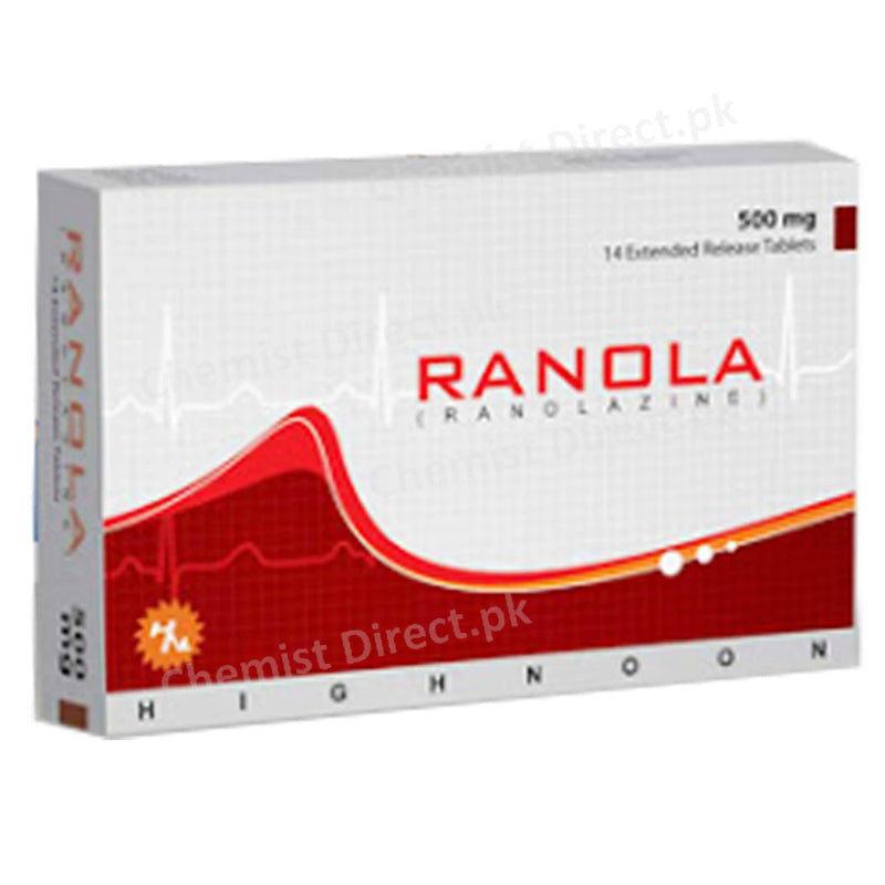 Ranola 500mg Tablet Highnoon Laboratories Anti Anginal Ranolazine