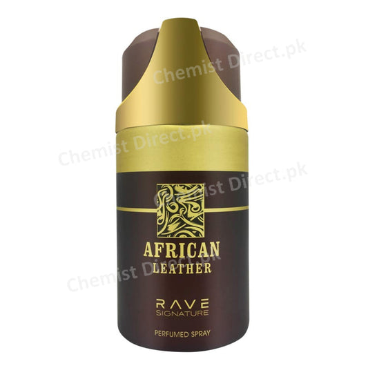 Rave African Leather Body Spray 250Ml Personal Care
