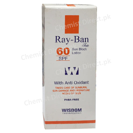 Ray Ban SPF 60 Lotion