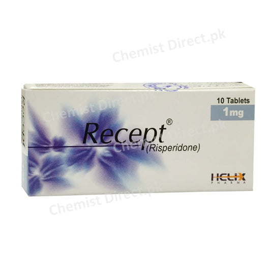 Recept 1mg Tablet Psychosis Risperidone Helix Pharma