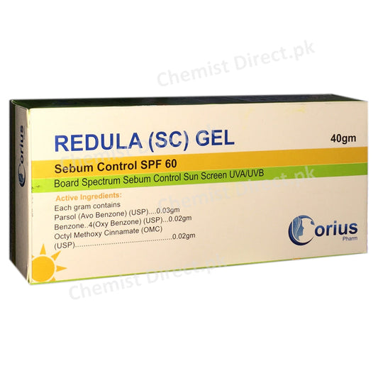 Redula (Sc) Gel Sunblock 40Gm Personal Care