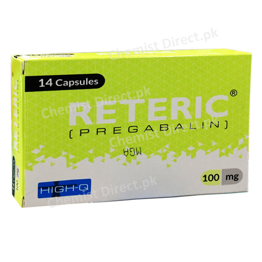 Reteric 100mg Capsule High Q Pharma Pregabalin