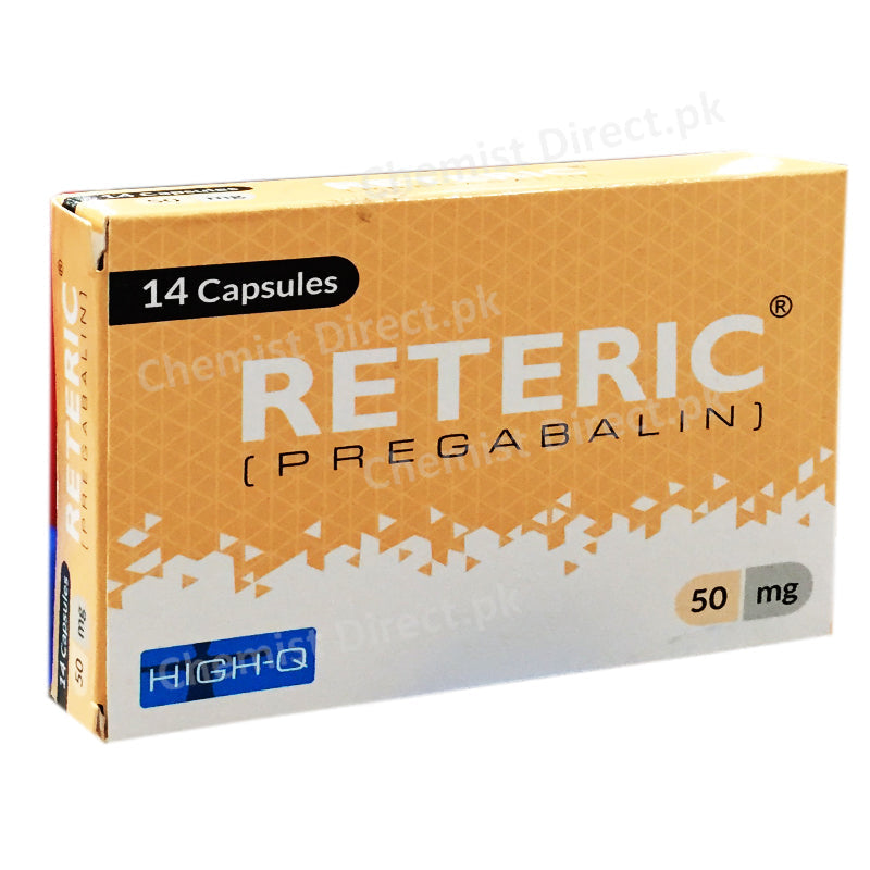 Reteric 50mg Capsule High Q Pharma Pregabalin