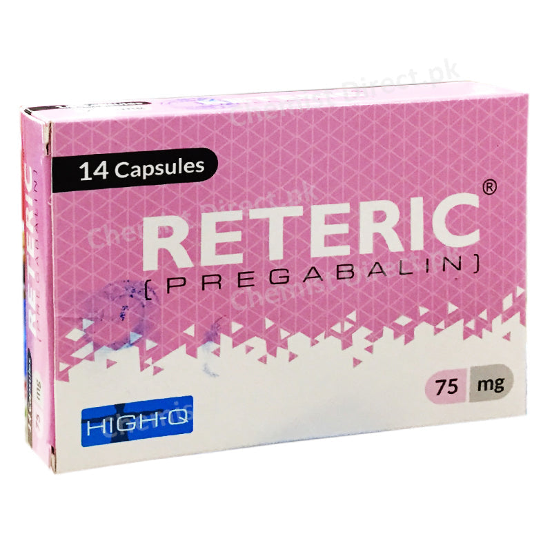 Reteric 75mg Capsule High Q Pharma Pregabalin