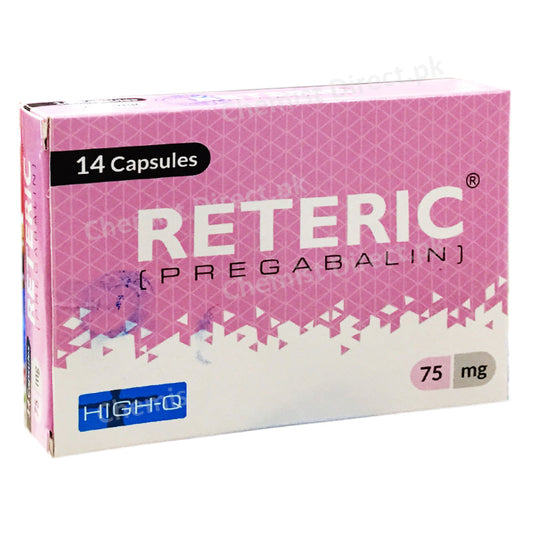 Reteric 75mg Capsule High Q Pharma Pregabalin