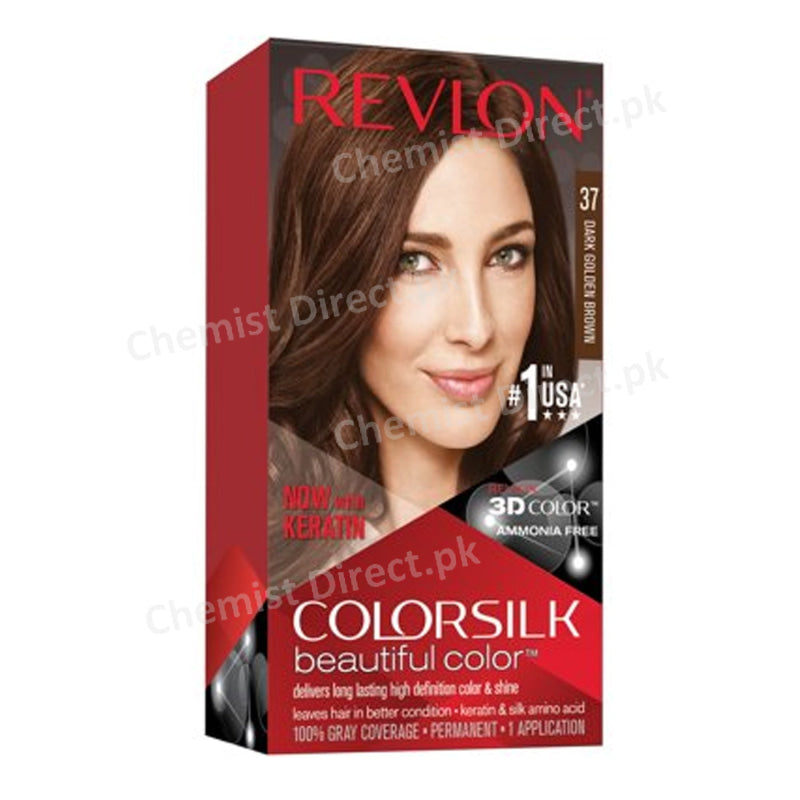 Revlon Hair Color Dark Golden Brown 37 Personal Care