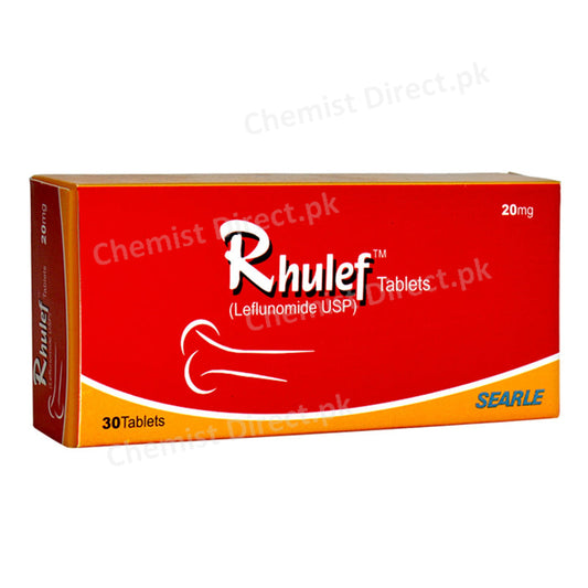 Rhulef 20mg Tablet Leflunomide USP Searle Pakistan