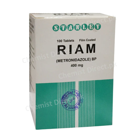 Riam 400mg Tablet Anti-Amoebic Metronidazole Stanley Pharmaceuticals