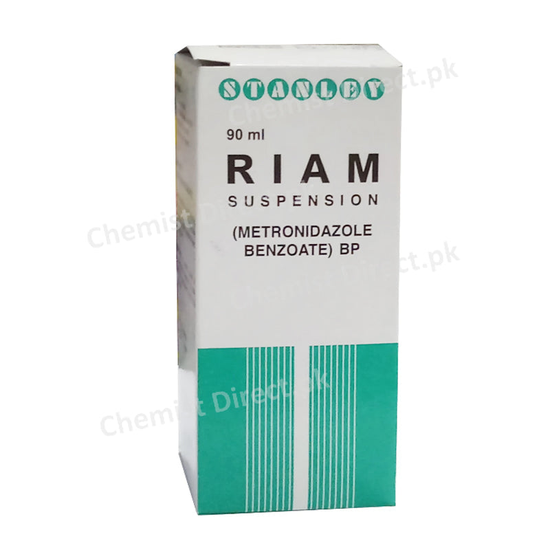 Riam Suspenion 90ml Anti-Amoebic Metronidazole Stanley Pharmaceuticals