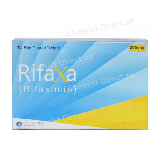 Rifaxa 200mg Tablet Ferozsons Laboratories Antibiotic Rifaximin