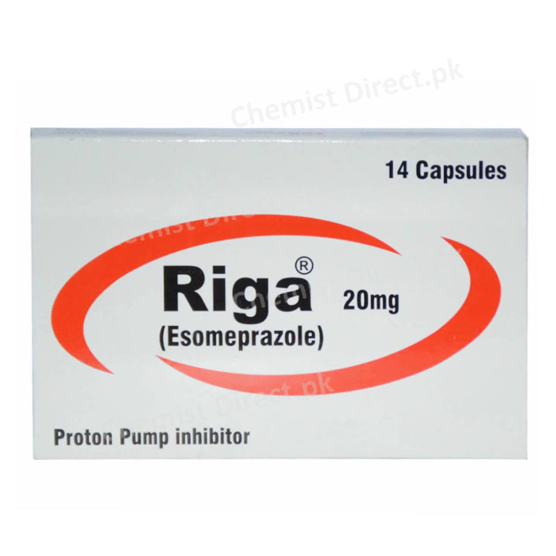 Riga 20mg Capsule Esomeprazole Mega Pharma