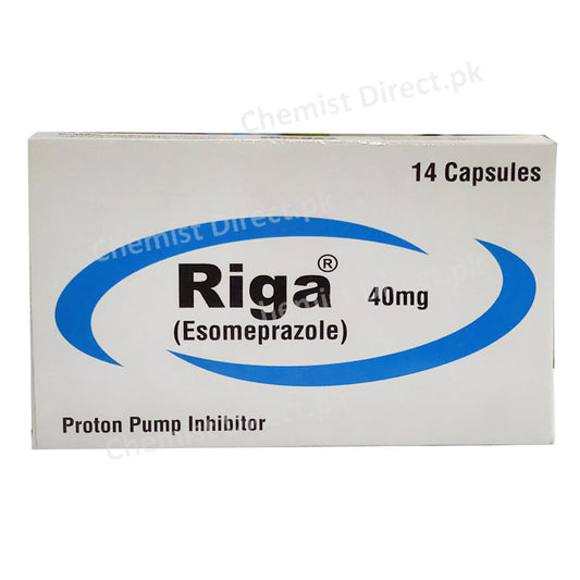 Riga 40mg Capsule Esomeprazole Mega Pharma