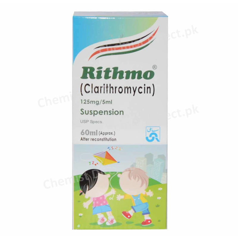 Rithmo 125mg Syrup 60ml Sami Pharmaceuticals Macrolide Anti Bacterial Macrolide Anti Bacterial