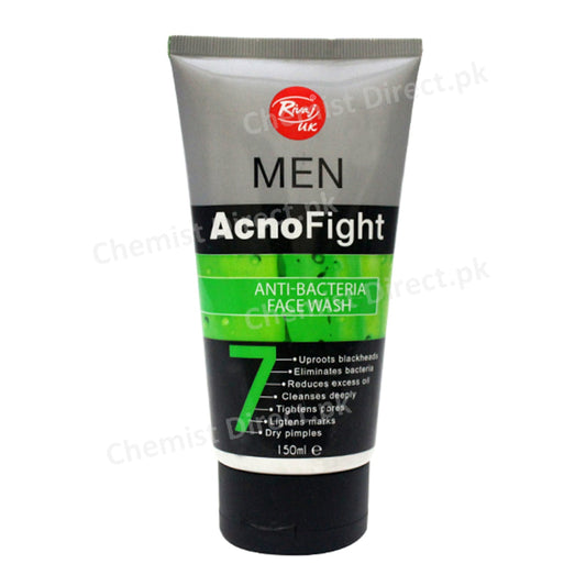 Rivaj Men Acno Fight Face Wash 150Ml Personal Care