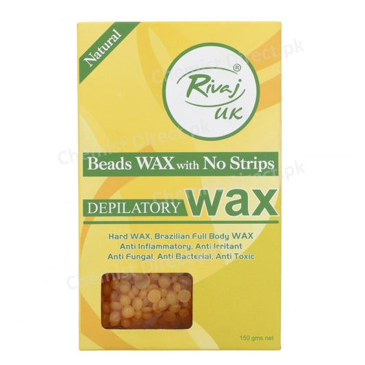 Rivaj Uk Beads Wax With No Strips Depilatory 150G Personal Care