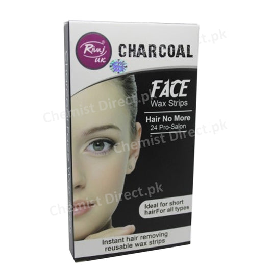 Rivaj Uk Charcoal Face Wax Strips Personal Care