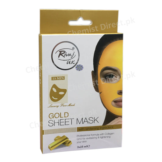 Rivaj uk Gold Sheet Mask