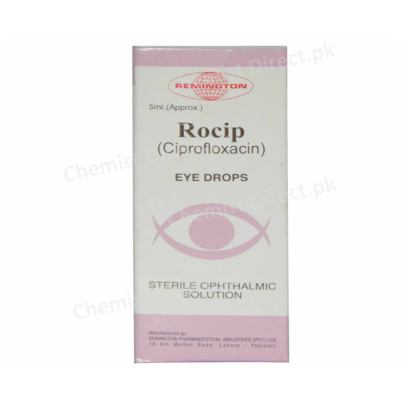 Rocip Eye Drop 5mlRemington Pharmaceuticals Ciprofloxacin Anti-Infective